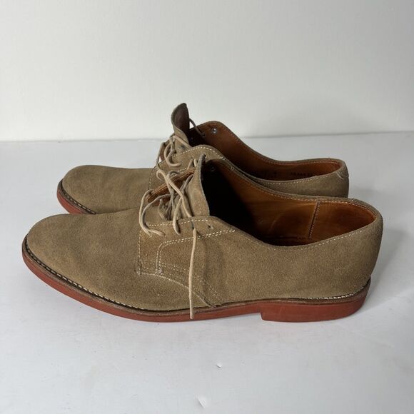 BROOKS BROTHERS Solid Beige Suede Mens Size 11 Dress Shoes